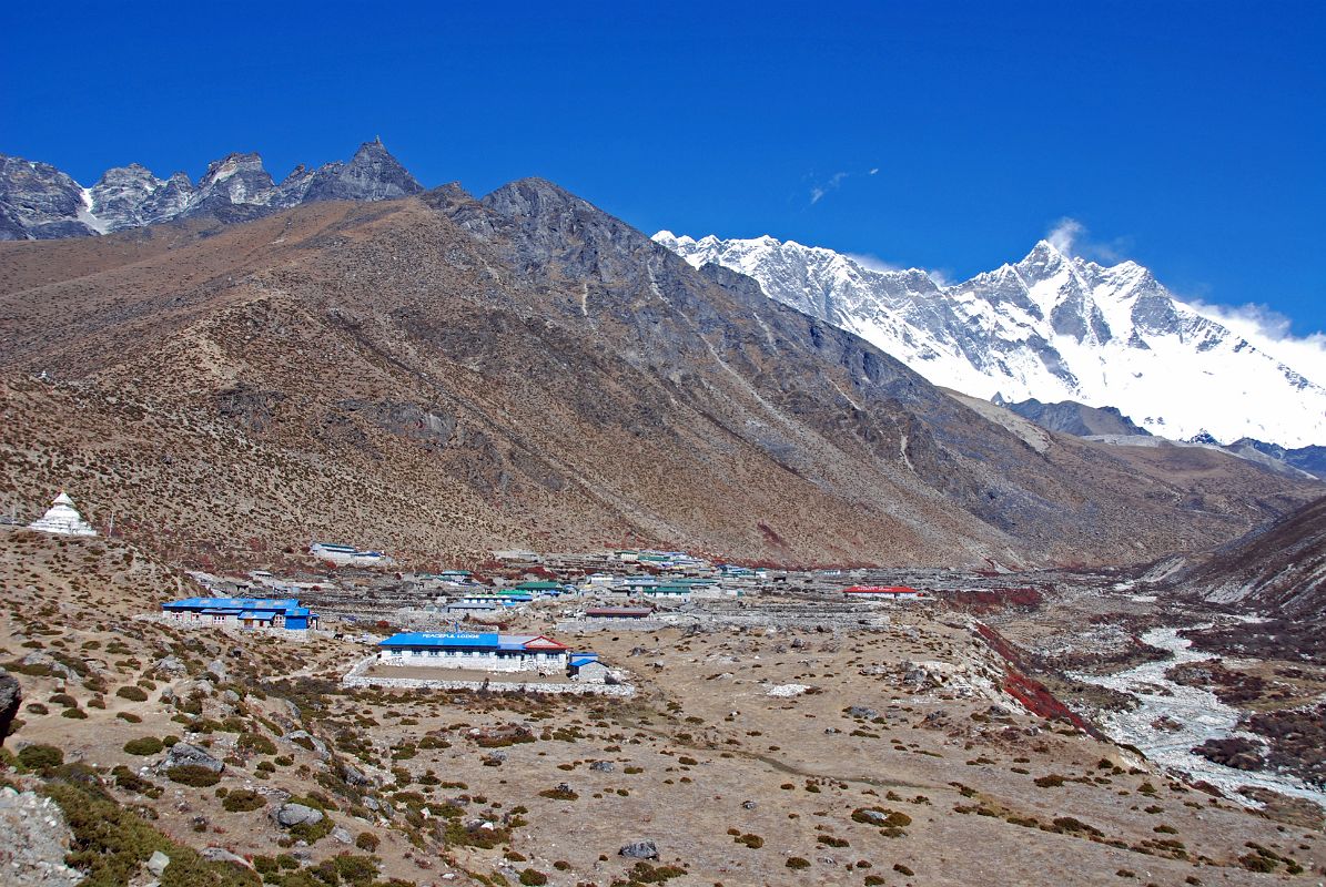 14 Dingboche With Nuptse and Lhotse South Face Behind